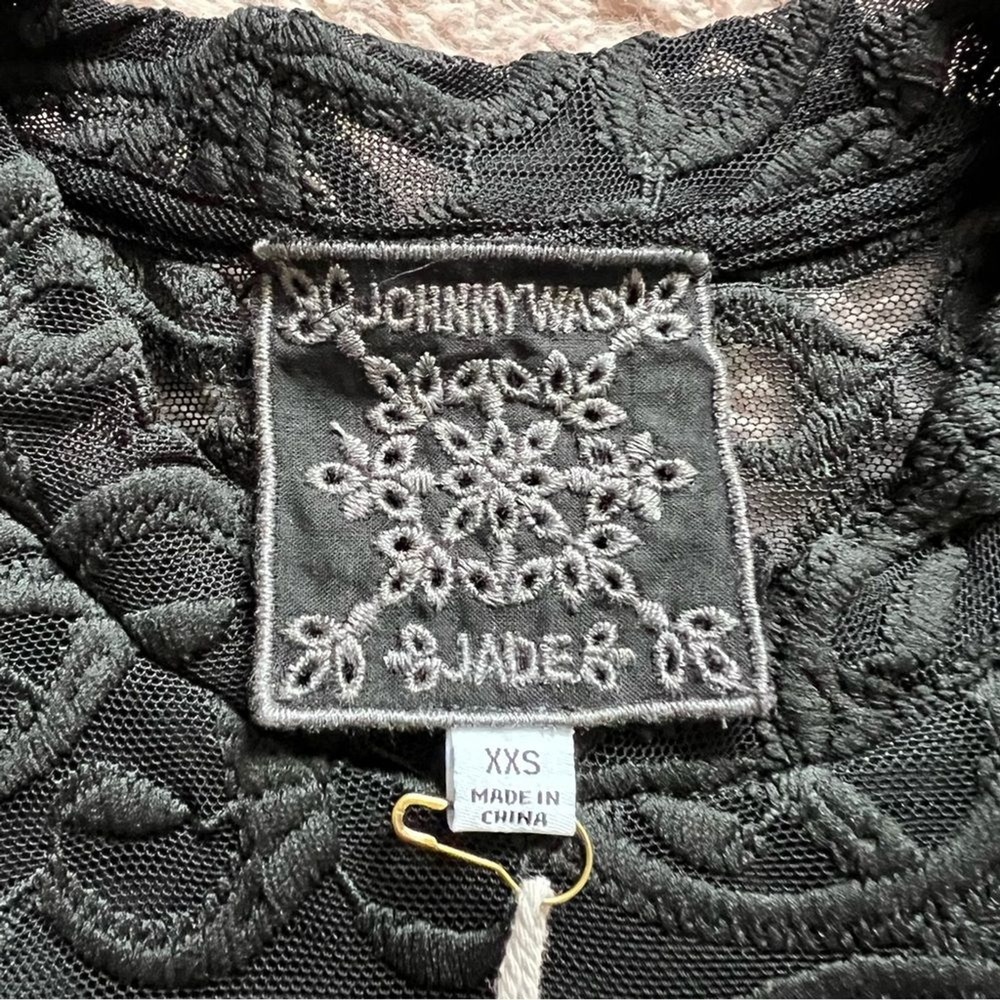 NWT‎ Johnny Was Jade Embroidered Astrid Top Women's Size XXS - Picture 2 of 5
